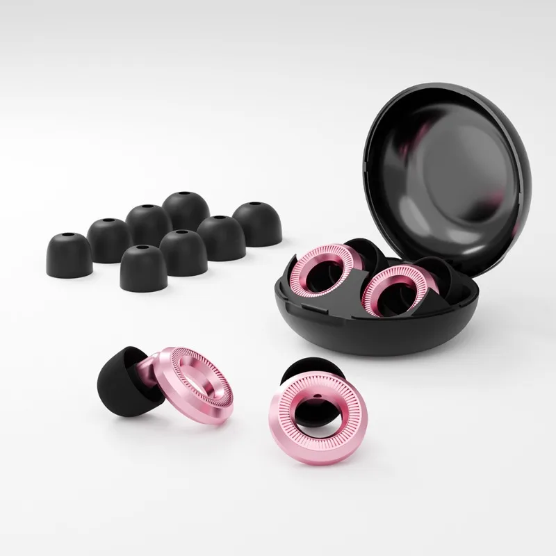 Industrial Noise Reduction Earplugs with Built in Filter Strong Sound Insulation for Sleeping Work Study and Travel Comfort