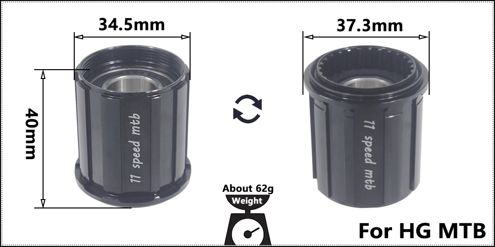 Fahrrad Freilauf DT Hub Body Driver 8-12 Geschwindigkeit MTB Rennrad Freilauf HG Kassettenkern Fahrradnabenkomponenten für DT Swiss 240 350 Naben – Detail 2
