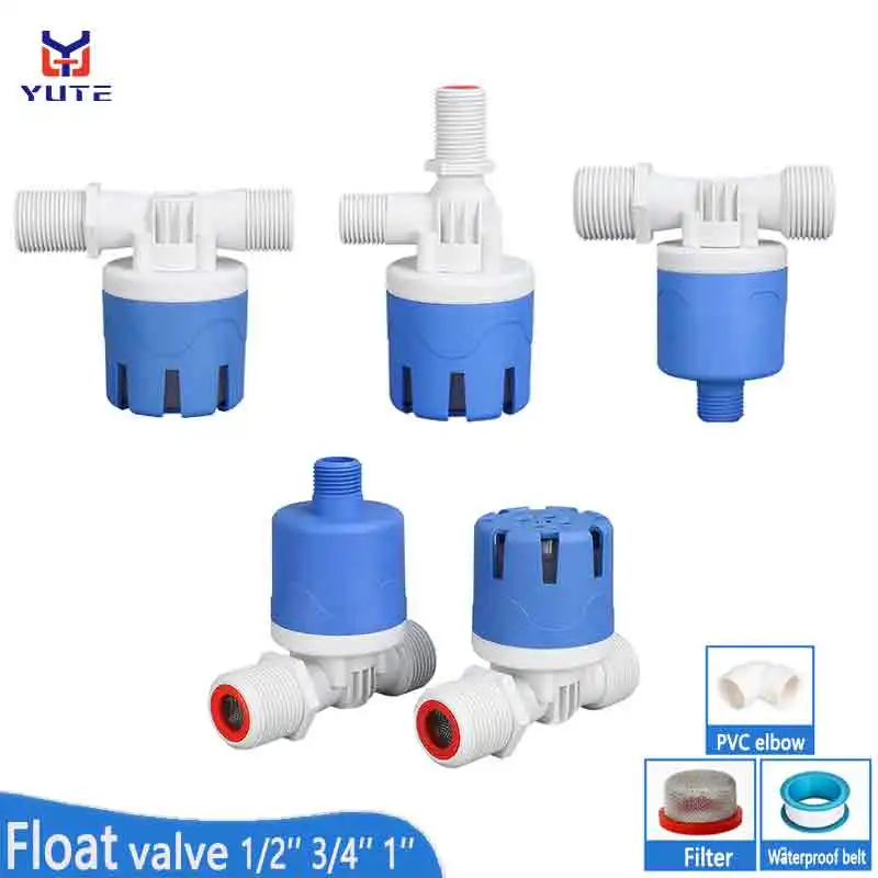 

Water Tower Tank Water Level Controller Buoyancy Valve Automatic Water Replenishment Switch 1/2Inch 3/4" 1"