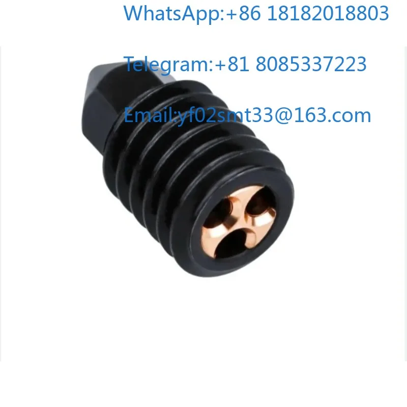 X1P1P CHT Three Hole Large Flow Brass Hardened Steel Hot End Nozzle Assembly -10Pcs