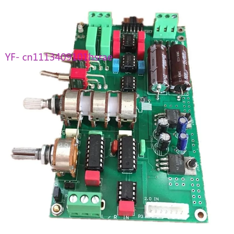 Dual Channel Independent Left & Right Processing Subwoofer Filter Preamplifier Tone Board