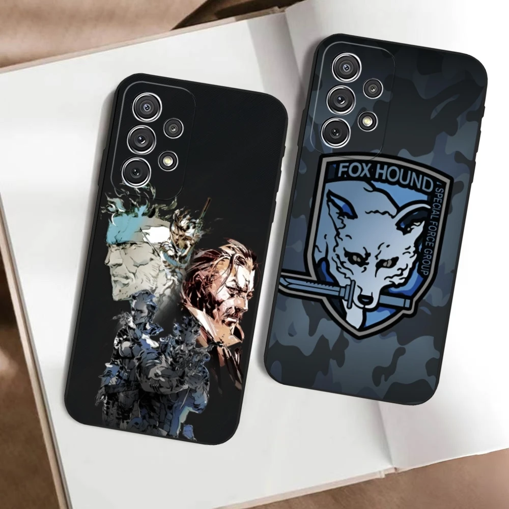 G-Game M-Metal G-Gear S-Solid Phone Case for Samsung s20 s21 s22 s23 a24 a34 a54 m54 n20 ultra plus  protective case