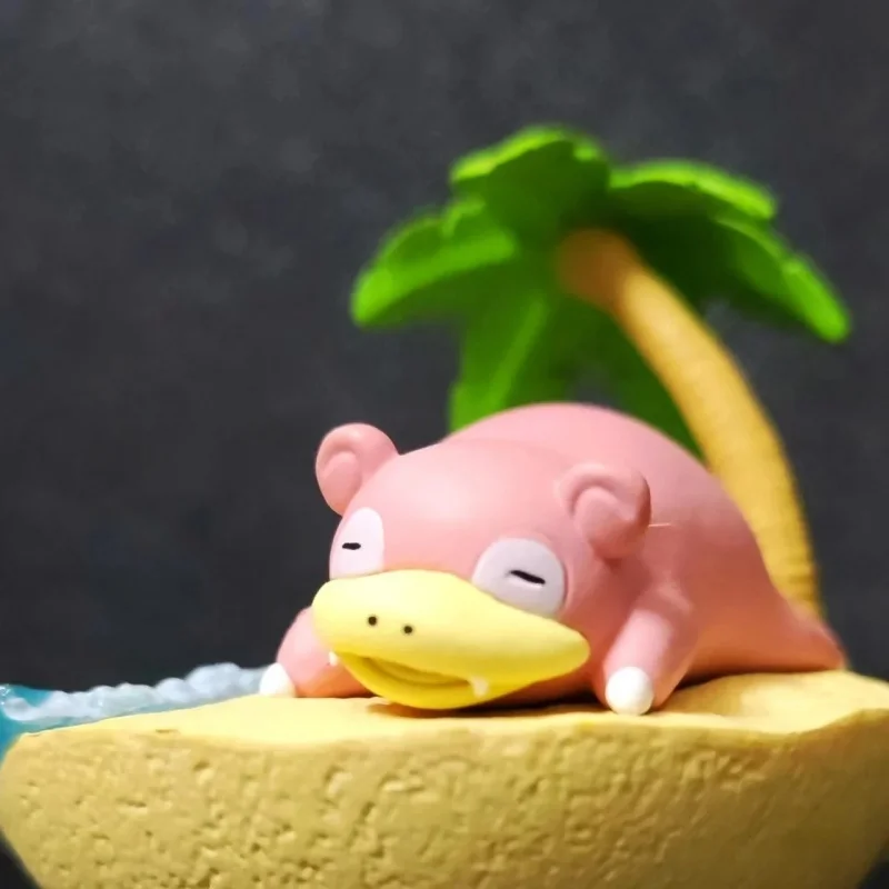 Re-Ment Pokemon Terrarium Collection Relaxing Time Psyduck Quagsire Trapinch Slowpoke Goomy Munchlax Original Toys Gift