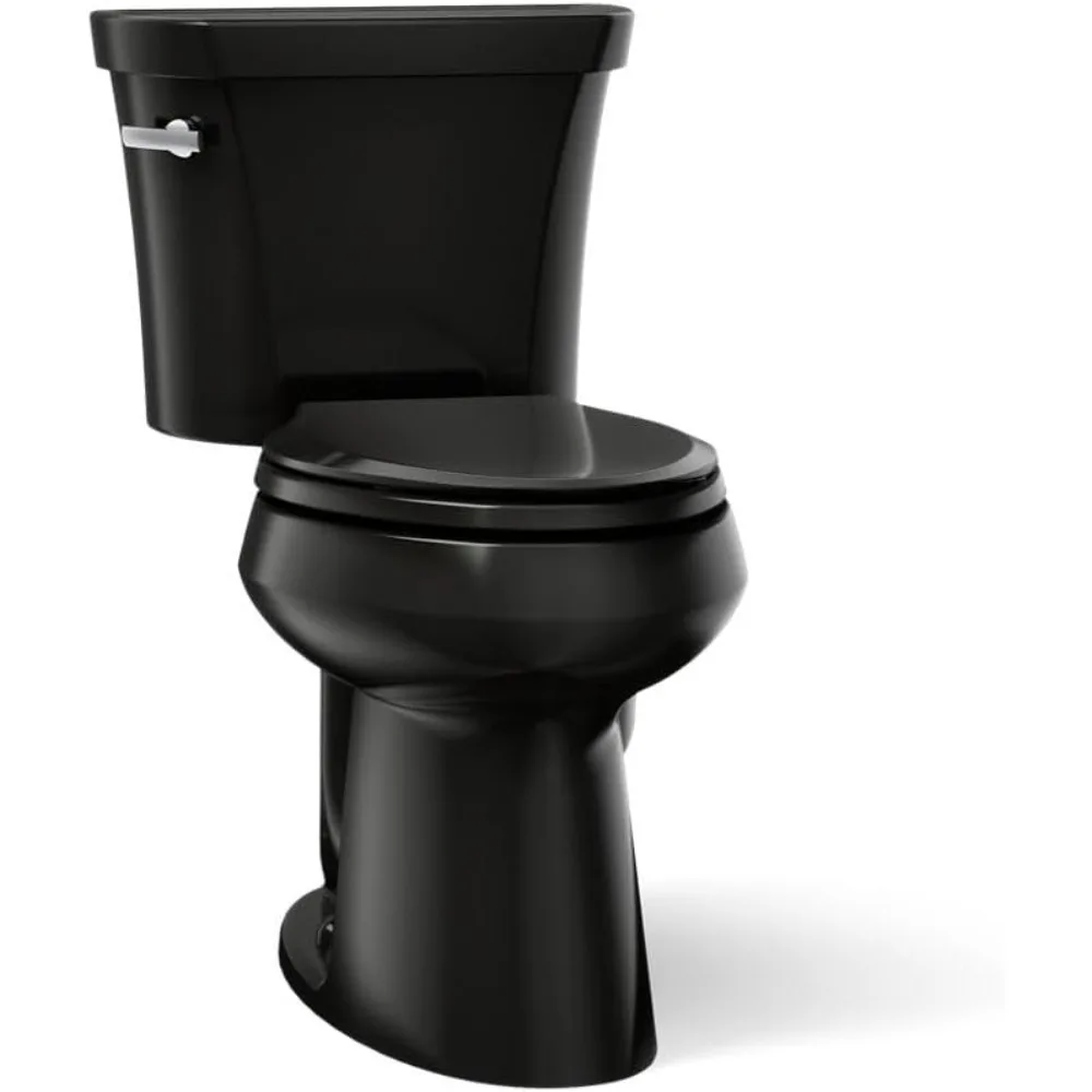 Kohler K-3999-7 Highline Comfort Height Toilet, Black