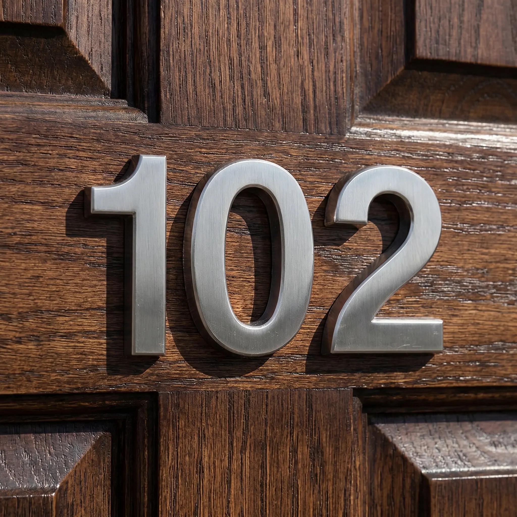 10Pcs Modern Grey 3D Stick-on Numbers for Mailbox Front Door Office Room Address Sign Exterior Peel and Stick Number
