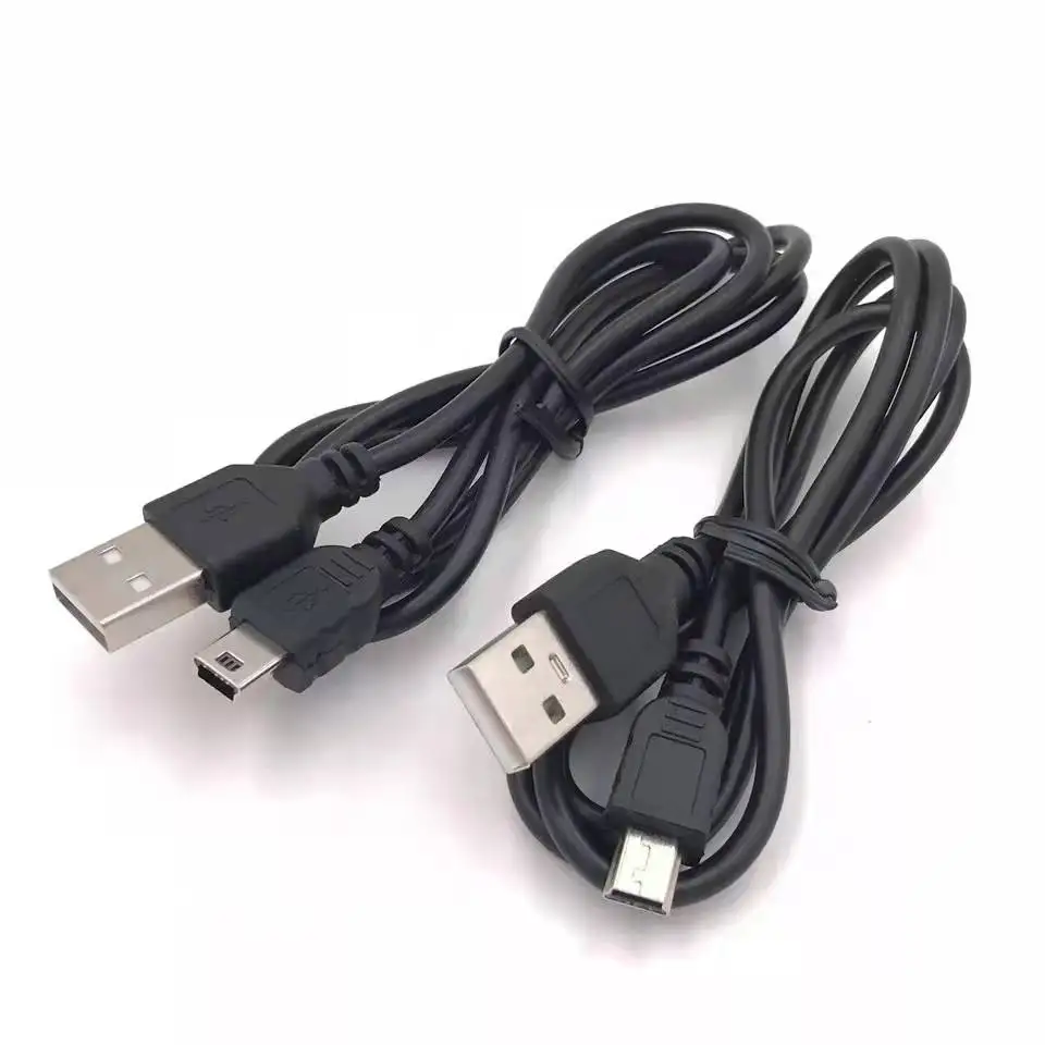 0.8M Kabel USB 2.0 A męski do Mini B 5-pinowy 5P T Port MiniUSB do urządzeń MP3 MP4 Aparat Telefon komórkowy HardDisk Komputer