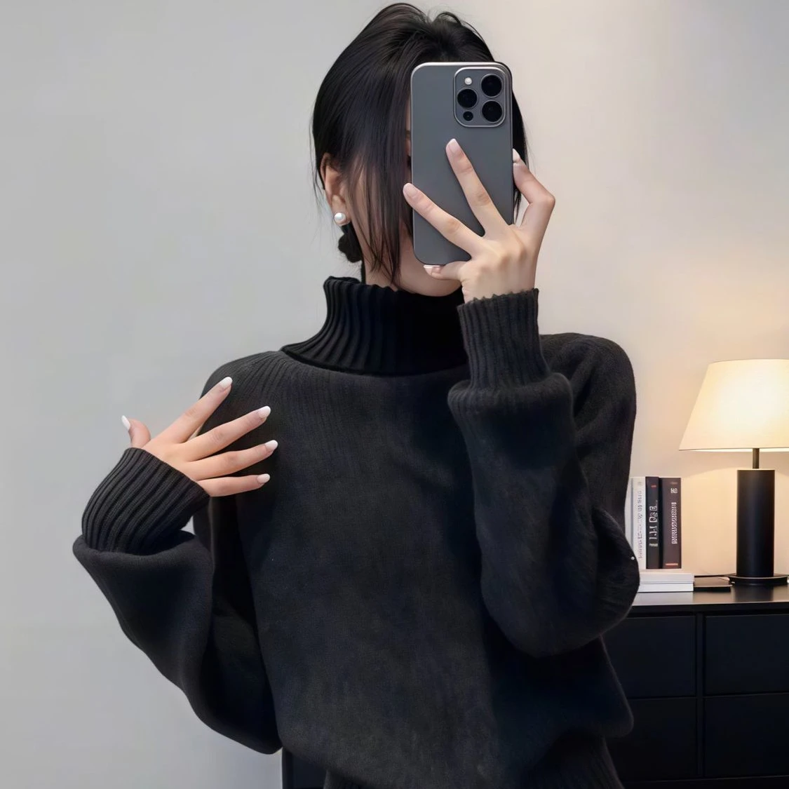 Premium Knitted High Neck Sweater Non-Pilling Autumn Winter Women's Fashion Guangzhou Thirteenth Factory Dongguan Daliang