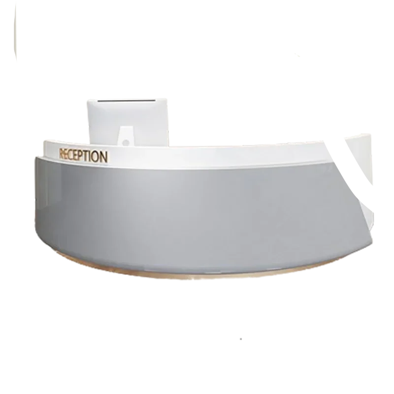 Illuminated Corner Reception Desks Stylish Light Modern Office Reception Desks Beauty Salon Bar Furniture New