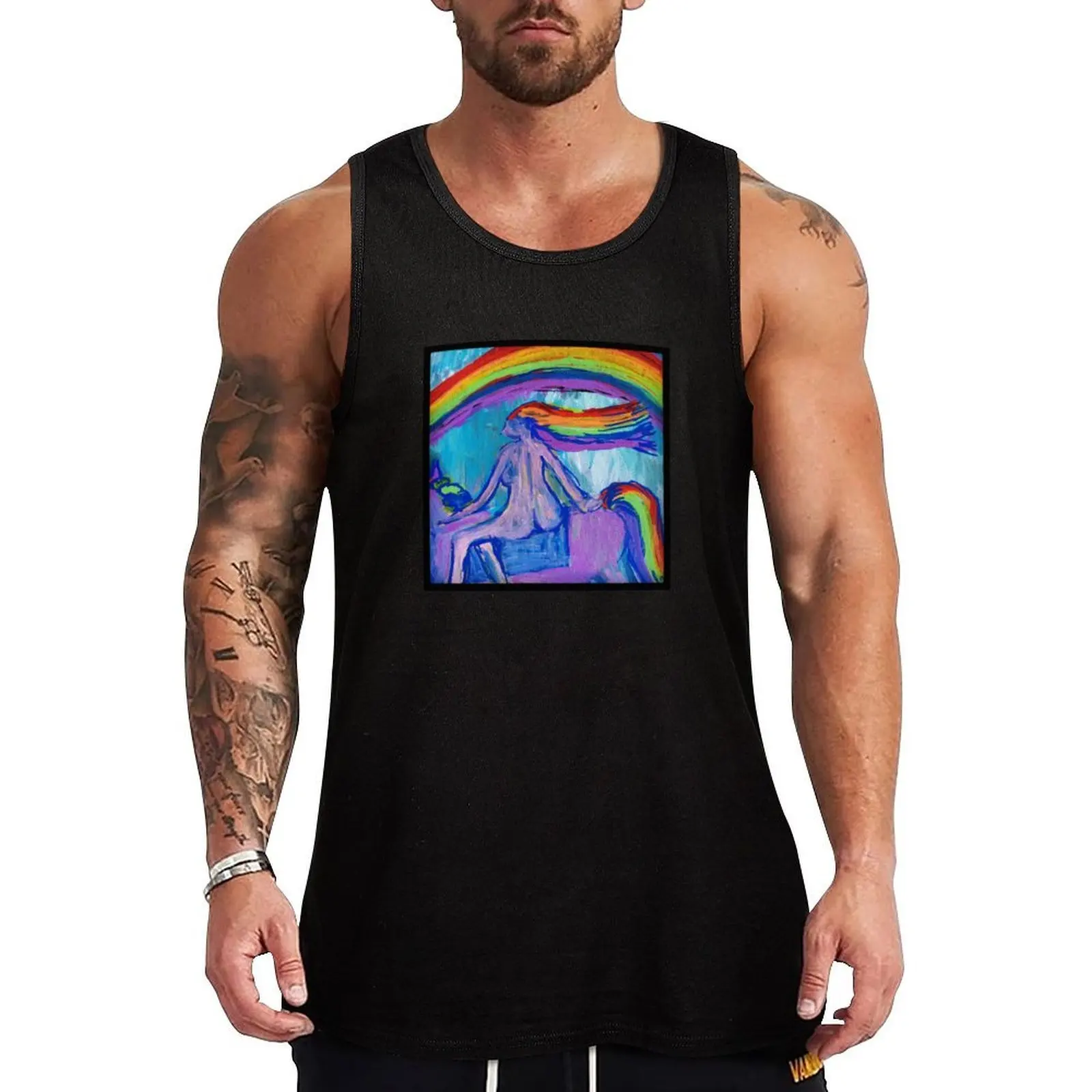 Camiseta sin mangas Lady Godiva para correr, camiseta sin mangas que absorbe la humedad