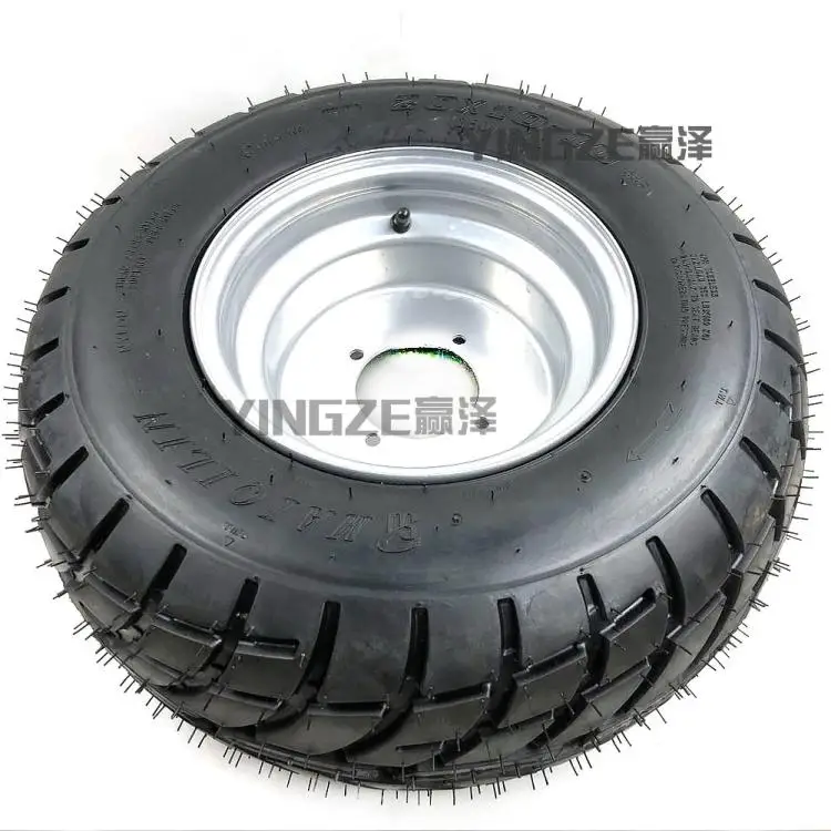 Self-made Four-wheel Go-kart Beach Car Accessories 21X7-10 Inch 20X10-10 Inch Road Tire Hub Assembly