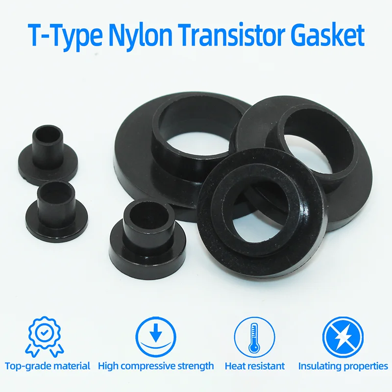 Schraube Nylon Transistor Dichtung Die Schritt T-Typ Kunststoff Unterlegscheibe Isolierung Abstandshalter Schraubengewinde Schutz M3 M4 M5 M6 M8 M10 M12 – Detail 1