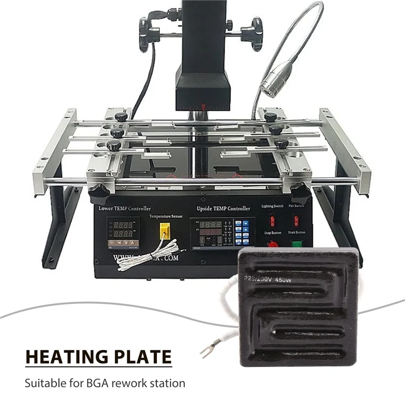 A04I 80x80Mm 450W Infrared Top Ceramic Heater Heating Plate For Bga Station Ir6000 Ir6500 Ir-Pro-Sc