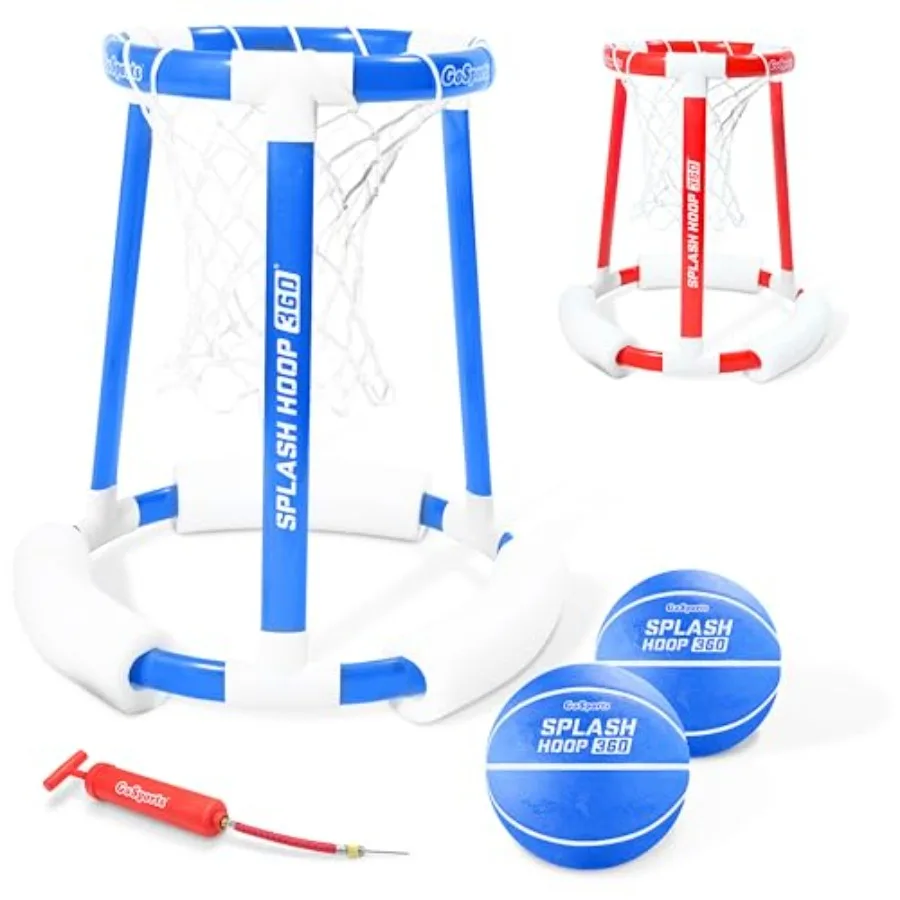 

360 Floating Pool Basketball Game - Choose or - Includes 2 Balls and Pump