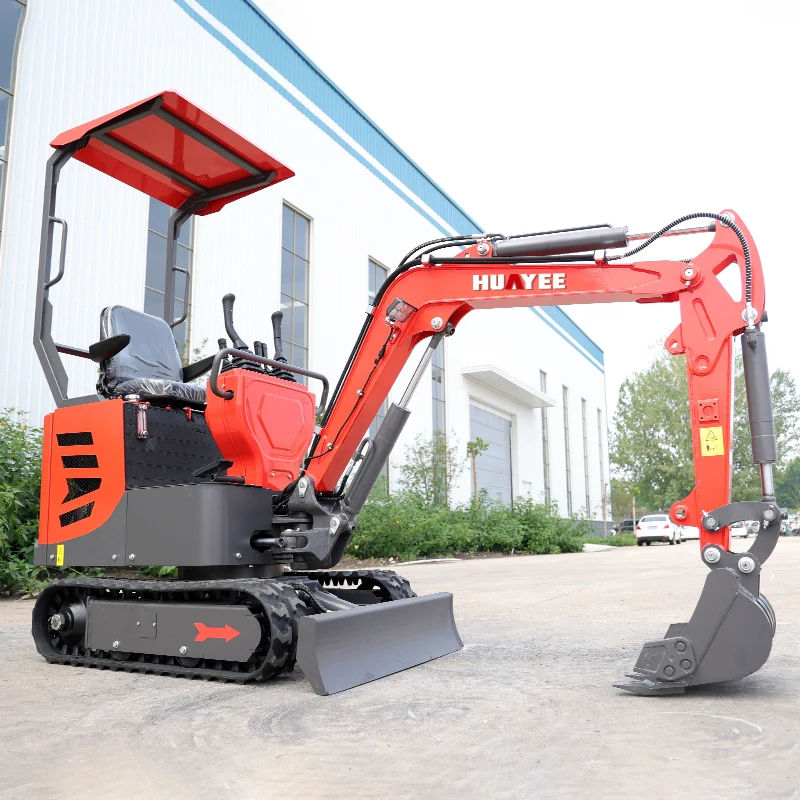 Customize Mini Excavator 1 Ton Home Small Escavatore China Wholesale Mini Digger High Efficiency New Crawler Excavator Price