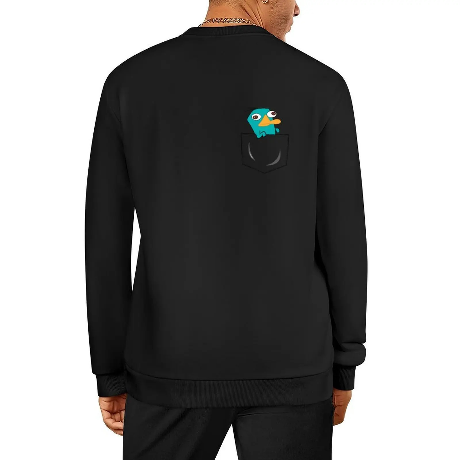 

Perry the Platypus - Pocket Pullover blouse men's coat anime clothing men clothes hooded sweatshirts