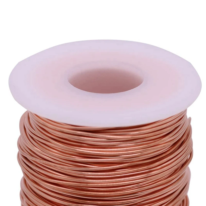 Copper Wire Soft Copper Wire Bare Copper Wire 16 Gauge, 126 Feet, Bright, 1 Pound Spool