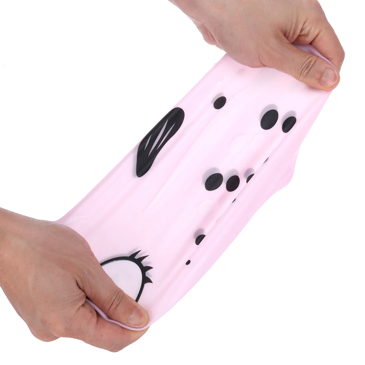 

Kids Swim Cap Pink Silicone Fish Design Light Flexible Swimming Hat Children Non-Slip Swim For Boys Girls Swimming For Kids