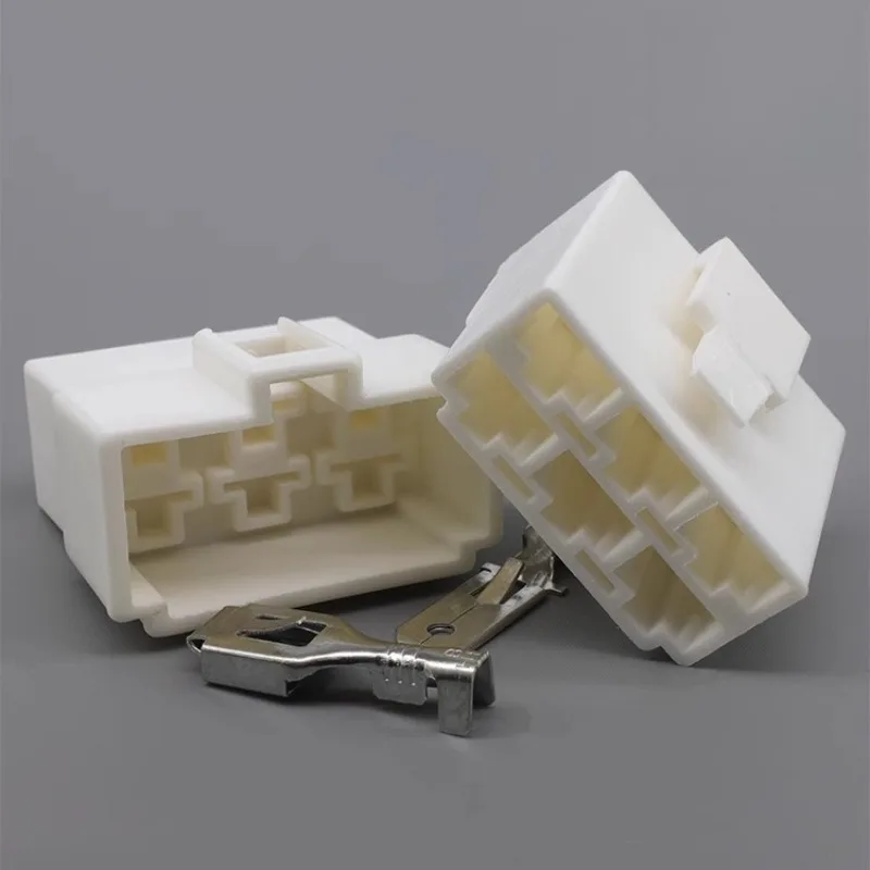 63091Z Automotive Connector 3P Automotive Connector Terminal Plastic Case Plug Spring High Flame Retardant 6.3 Male and Female