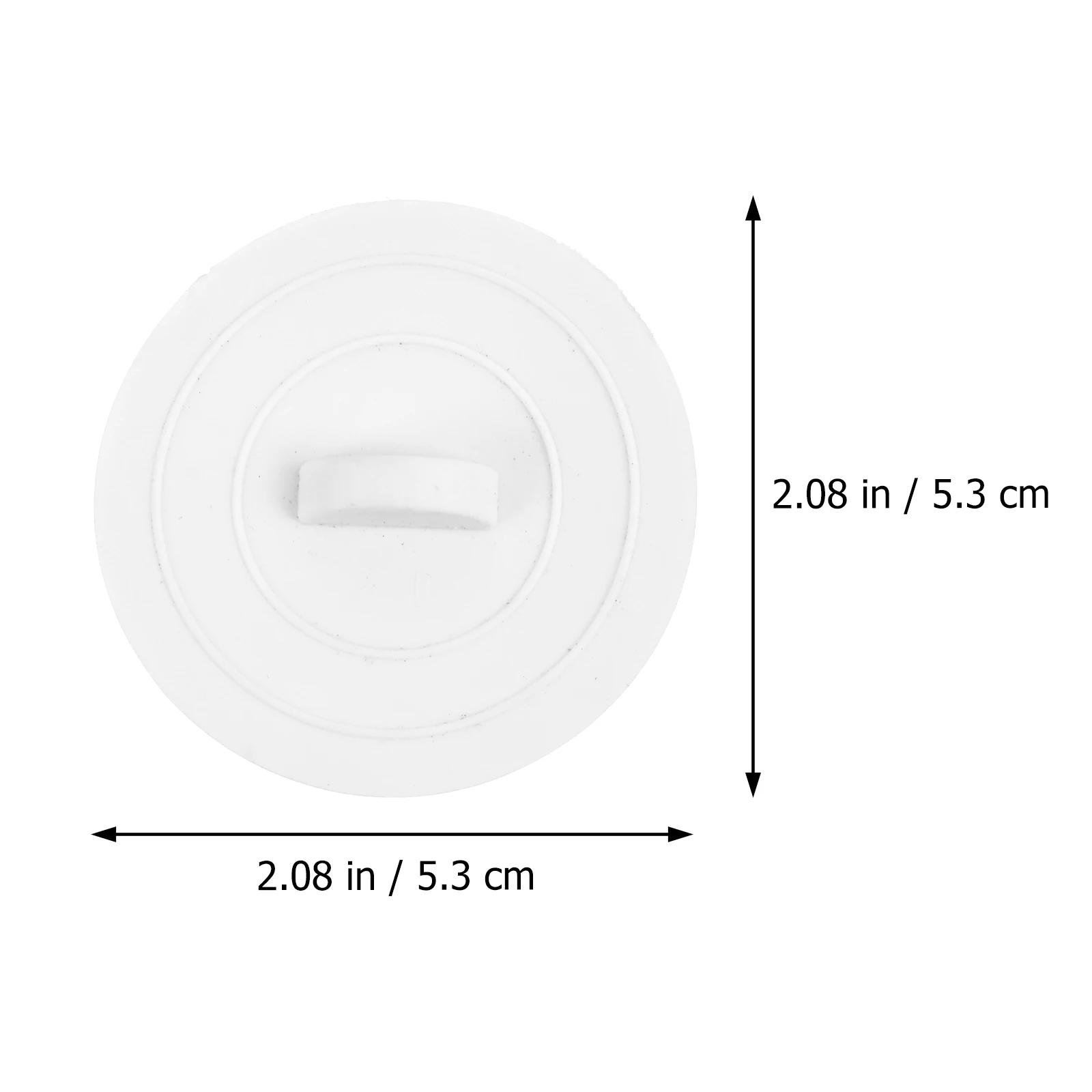 

12 Pcs Sink Cover Bathtub Stopper Shower Drain Plug Hair Kitchen Plastic Flat Suction Bathroom Supplies Waterproof