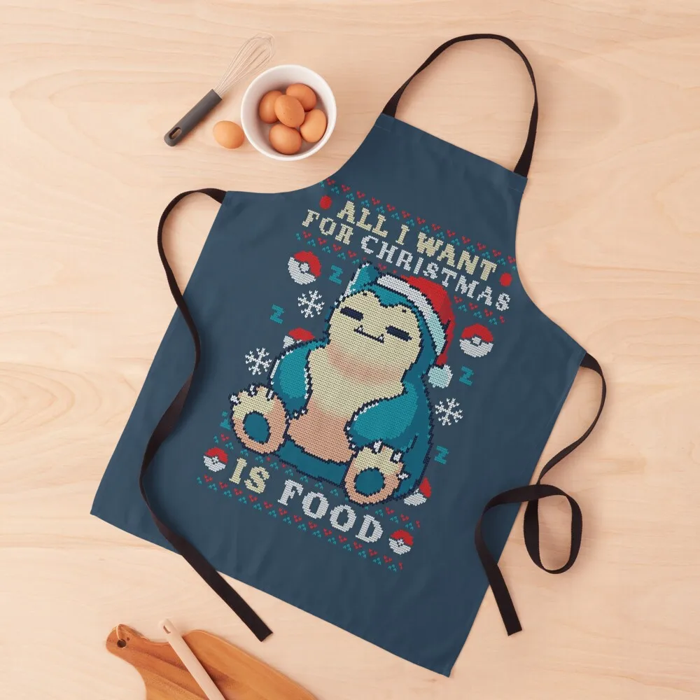 

Funny Monster - Christmas Ugly Sweater Apron Cute Kitchen Accessories kitchen clothes Children'S Apron