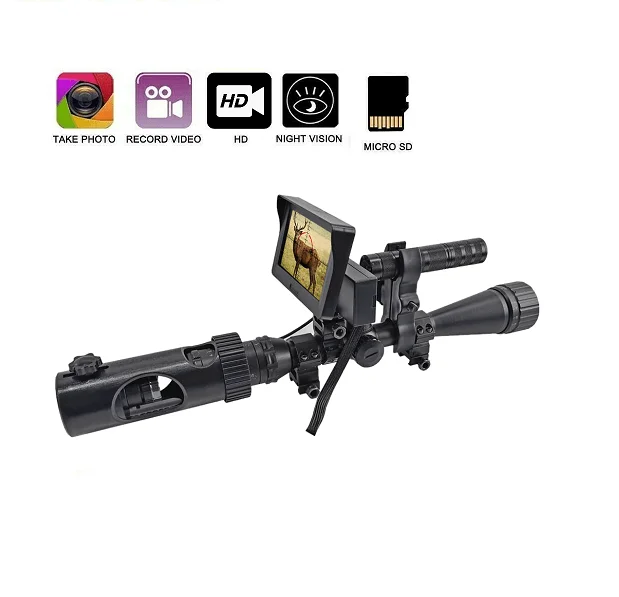 Day & Night Vision Rifle Scope Hunting Sight Infrared 850nm LED IR Camera DIY