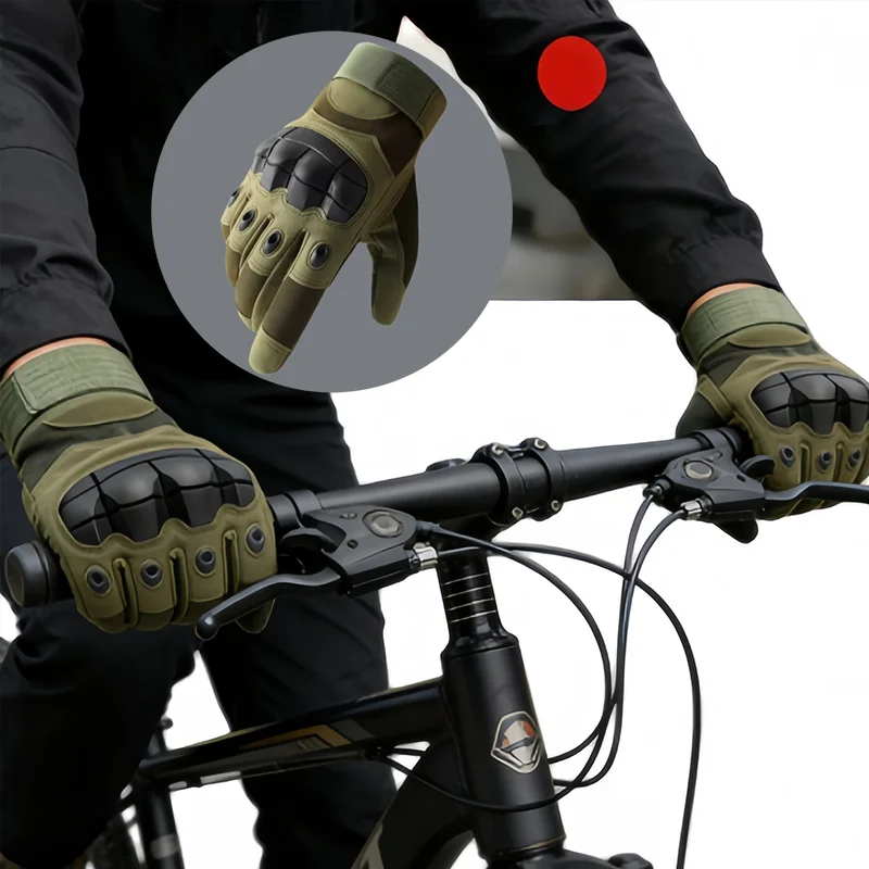 Winter Windproof Warm Full Finger Motorcycle Gloves Men's Touch Screen Motorbike Riding Gloves Anti-slip Motocross Gloves