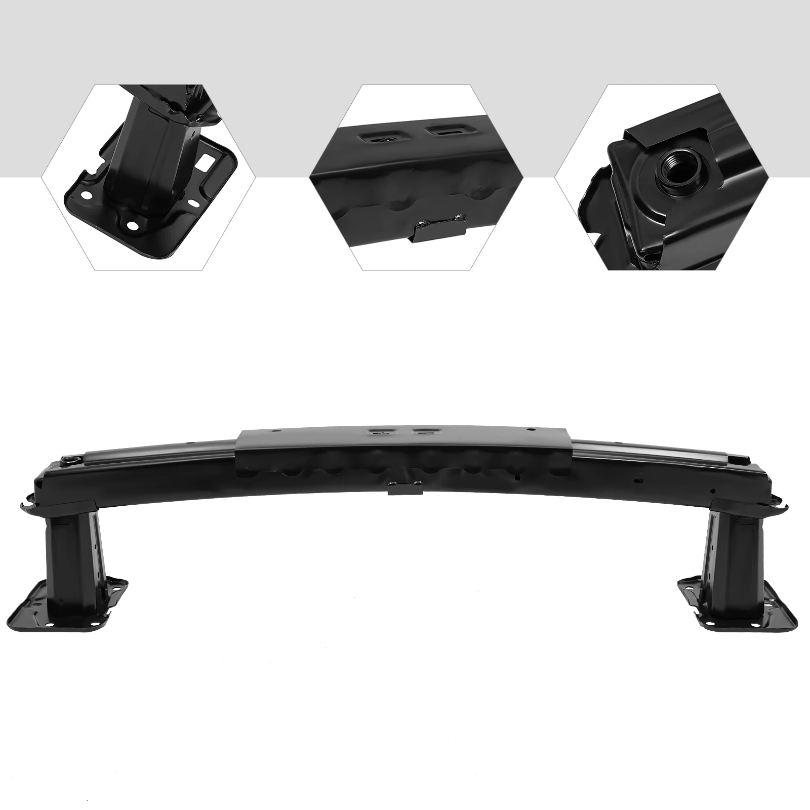 

Bumper Impact Bar Bumper Impact Bar For 2016-2022 Honda Hr-V Front Bumper External Components of the Car Long Service Life Direct Fit Replacement
