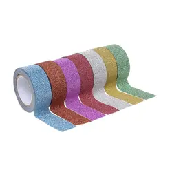 Rhythmic Gymnastics Decoration Glitter Tape Hoops Sticker Self Adhesive Bandage Wrap Tape Waterproof Sticker Durable
