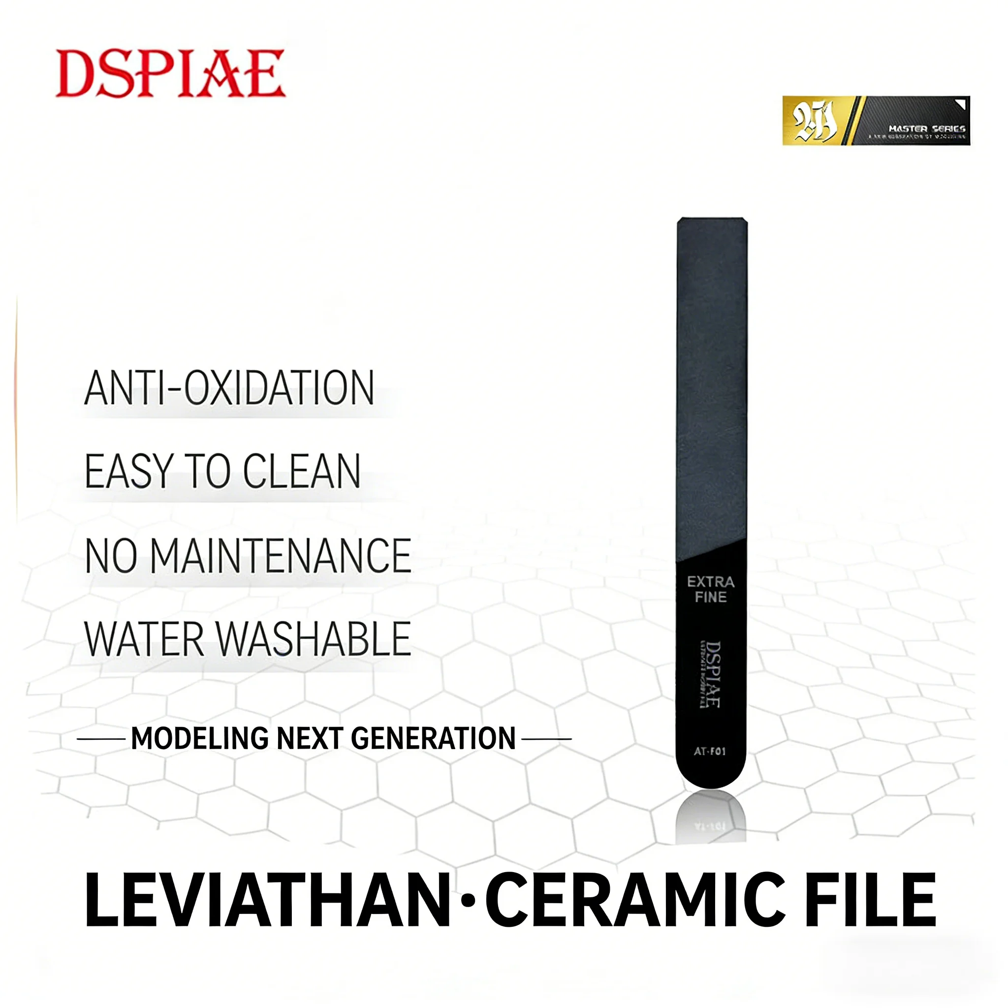 DSPIAE Ceramic File AT-F01 Model Gundam Anti Static Polishing Leviathan File Set