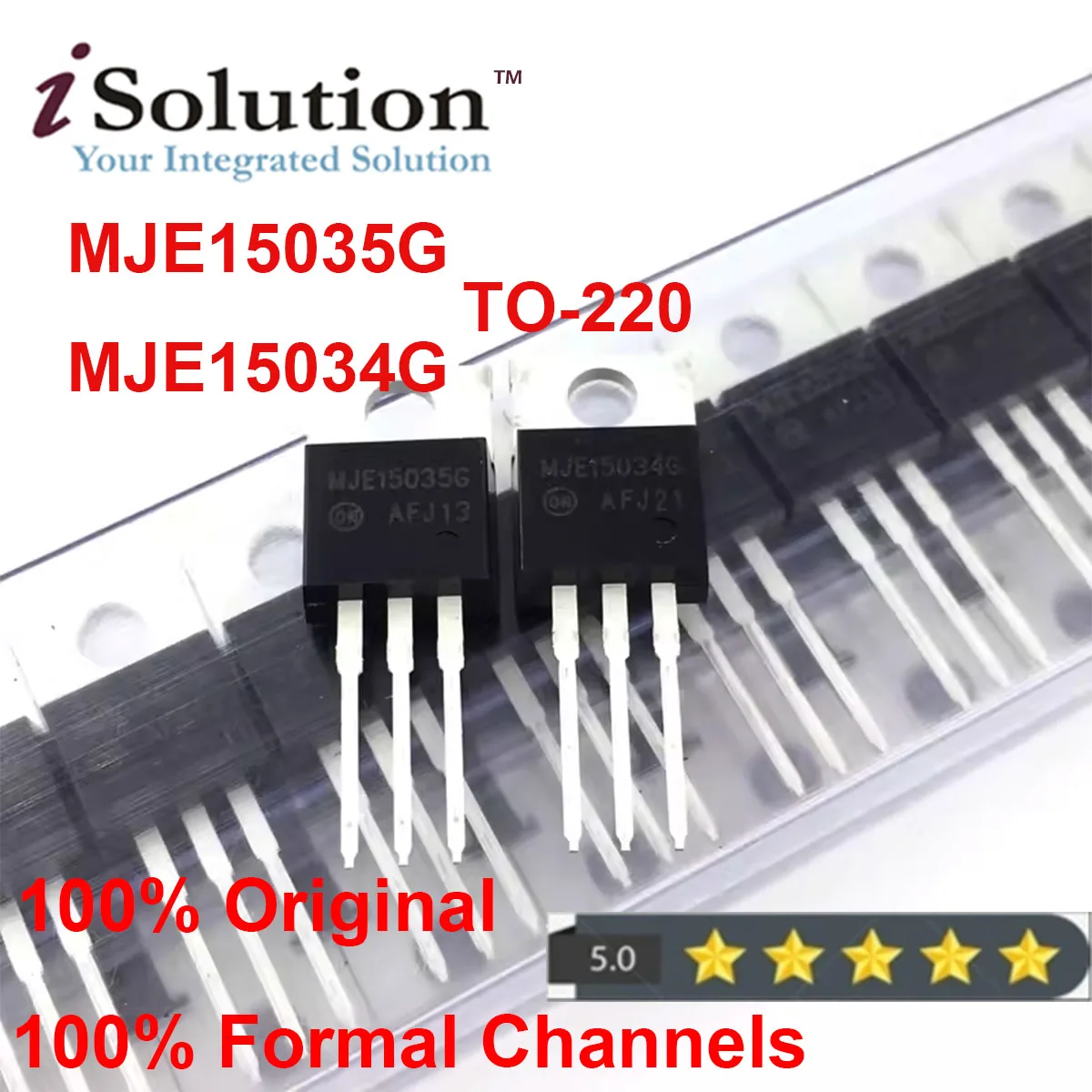 (10pcs)100% New Original In Stock MJE15034G MJE15035G MJE15034 MJE15035 TO-220 Audio Pairing Triode 4A 350V