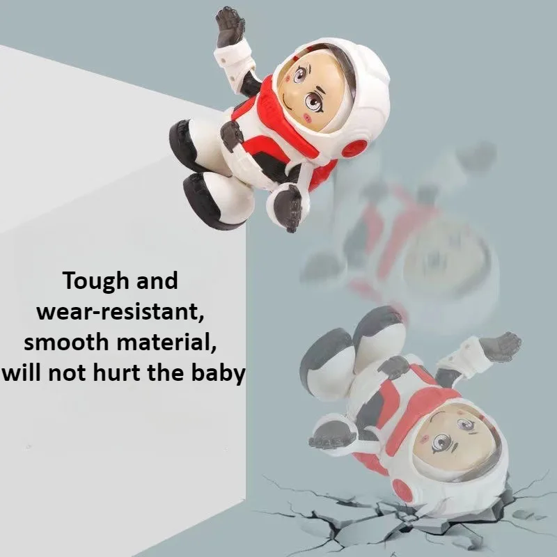 Il giocattolo elettrico dell'astronauta del fumetto può coprire il giocattolo di danza dell'astronauta di simulazione della testa con materiale ABS di danza spaziale leggera dinamica