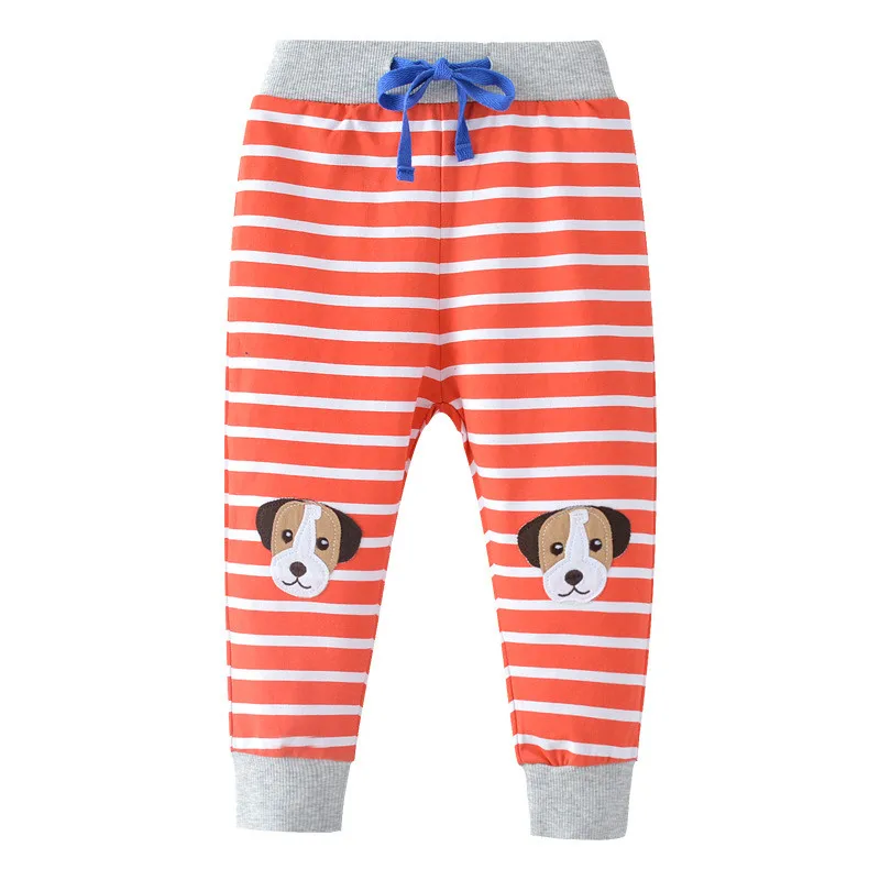 Jumping Meters New Arrival 2-7T Children\'s Boys Sweatpants Drawstring Autumn Spring Boys Girls Trousers Pants Baby Clothes