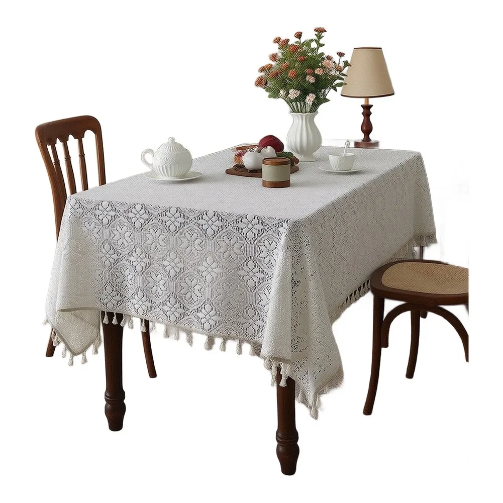 Non-Slip Knitted For Tablecloth Made of Synthetic Fiber with Thickened Woven Base for SFor Table For Tableware Placement