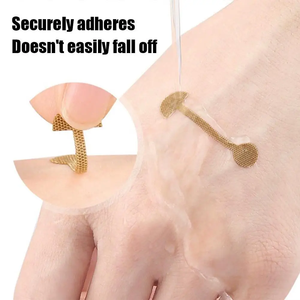 50/100 قطعة ملصقات جناح الأنف الصغيرة الدمبل ملصقات الأنف بقع جناح الأنف تقلص الأنف لشد وتقويم العظام