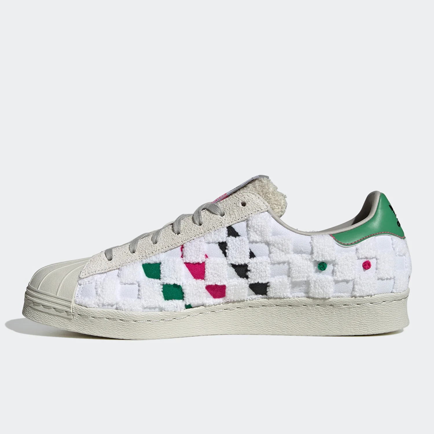 حذاء أديداس الأصلي البرسيم SUPERSTAR 80S للرجال والنساء ID4384 #4