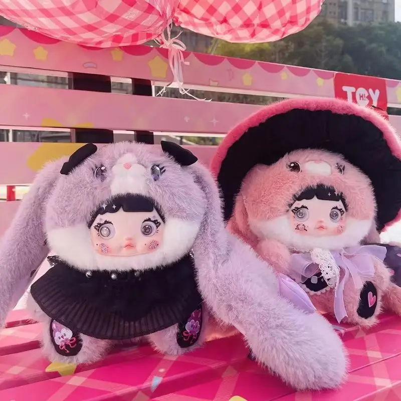 

Nommi 400% V2 Mushroom Cap Plush Series Blind Box Figure Cute Nommi Doll Mystery Box Surprise Collectible Toy Girl Gifts