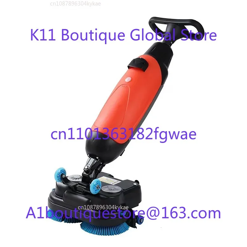 Small Hand-push Double-brush Mini Washing Machine Commercial Washing and Towing Suction Three-in-one Mopping Machine
