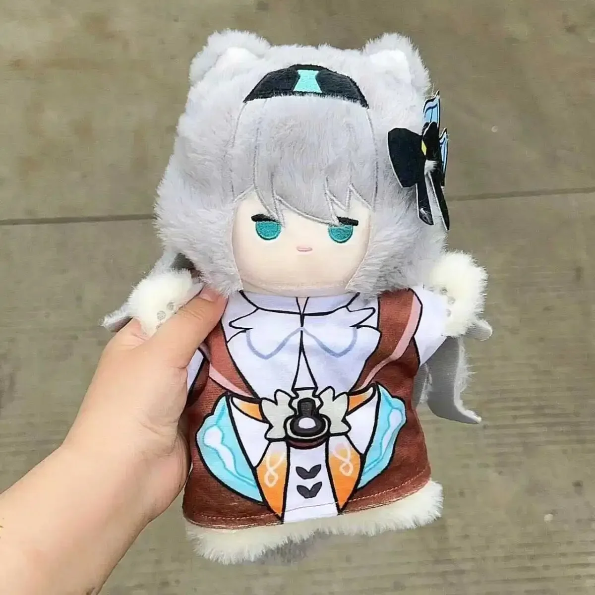 Gefüllte 25 cm Finger Anime Spielzeug Spiel Honkai: Star Rail Seele Sparkle Jing Yuan Firefly Kafka Cosplay Handpuppe Puppe Plüsch Geschenke