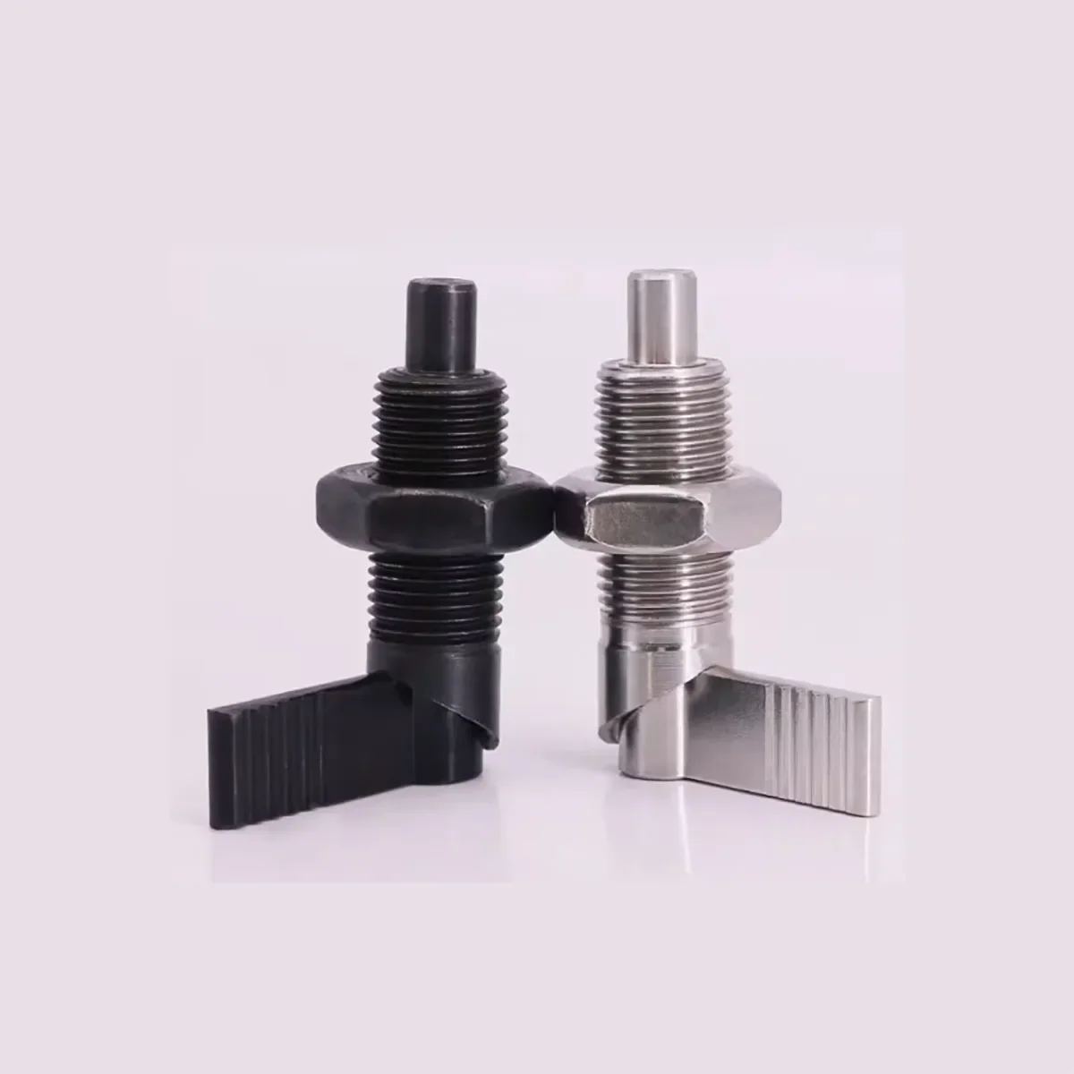 Knob Plunger/Self-Locking l-Shaped Indexing Pin Fine Thread Stop Spring Positioning Pin