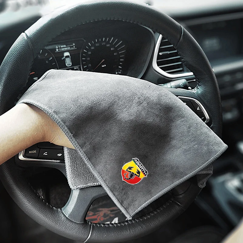 Car Interior Cleaning SoftBrush Tool Dust Car Wash Microfiber Towel For Abarth 695 595 500 500c 500s 124 Spider PUNTO Panda
