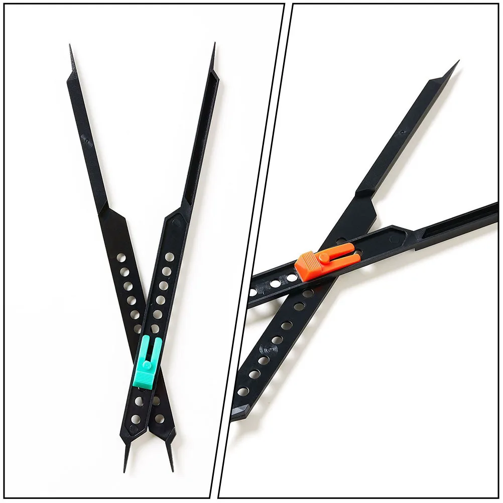 1 Set Proportional Divider Drawing Ruler Plastic Adjustable Scale Compass Tool For Artists Multifunctional Drawing Scale Divider