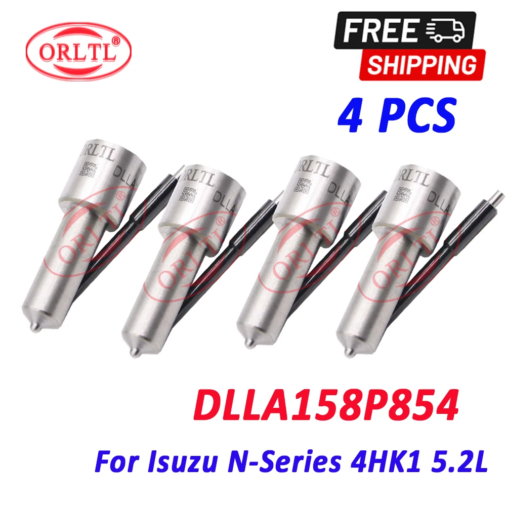 4PCS DLLA158P854 Diesel Injector 095000-5470 Nozzle DLLA 158 P 854 For ISUZU 897329703# 095000-5471 095000-5472 095000-5473 5474