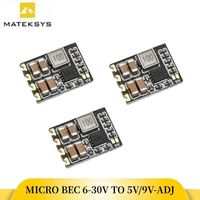 3pcs Matek Systems Micro BEC 6-30V To 5V / 9V-ADJ Step-down Regulator For RC Models Spare Part DIY Accessories