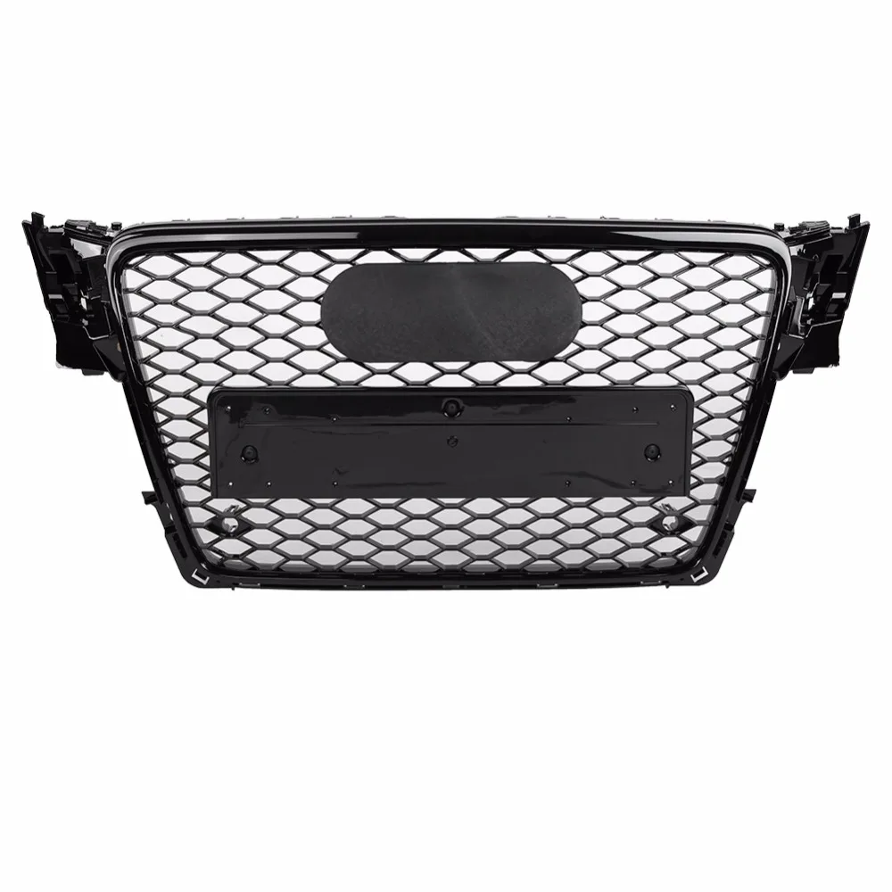 

Honeycomb Grill Mesh Front Hood Grille Car Front Bumper Grill Center Grille for RS4 Grill for A4/S4 B8 2008-2012