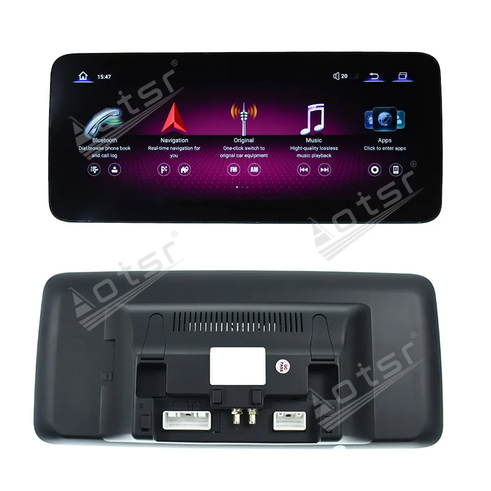 

12.3''5.0 System Android 13 for Mercedes-Benz GLA/C CLA 2015-2018 Navigation Apple Carplay Car Radio Hicar 2400*900 Car Screen