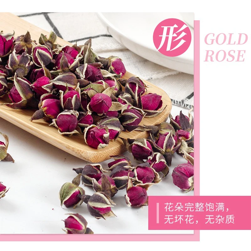 Top Natural Selected Chinese Yunnan Phnom Penh Rose Dried Flower Wedding Decoration DIY Aromatherapy Hand Drip Glue Raw Material