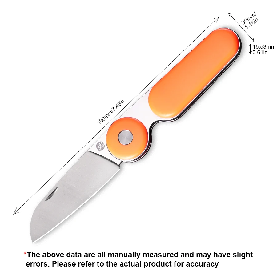 YingQu CP58 Folding Knife 5CR15MOV Stainless Steel Food Grade ABS Handle Outdoor Camping Pocketknives Fruit Cutting Hand Tools