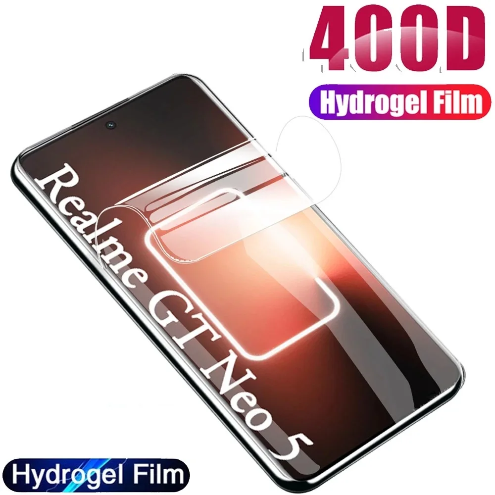 For Realme GT Neo 5 Se 5 240w 3 2 3t 2t Hydrogel Film For Realme GT Neo 5 GT3 GT2 Gt 3 2 Pro Film Screen Protector Not Glass