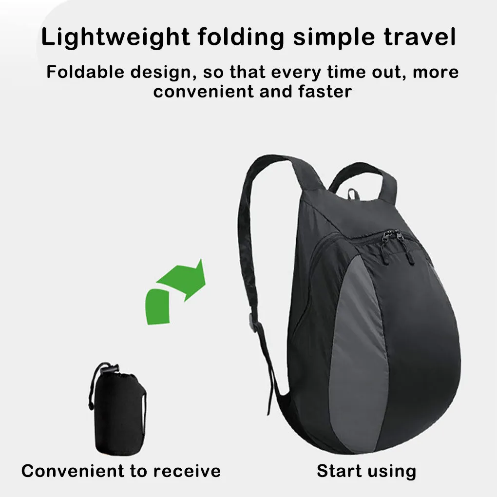 Motorcycle Backpack Travel Foldable Basketball Sneakers Luggage Riding Bag Organizer Motorcycle Bicycle Helmet Storage Backpack