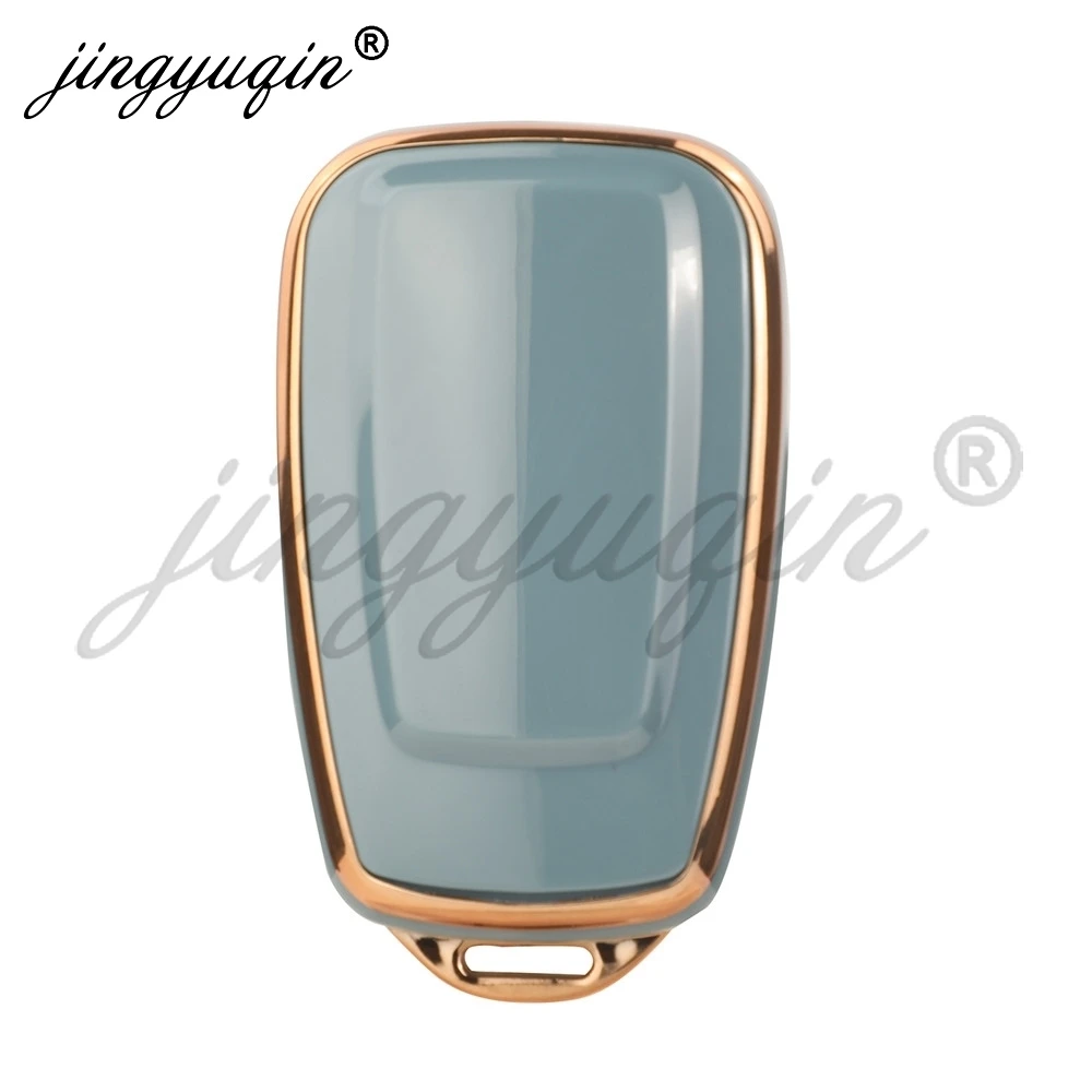 jingyuqin TPU Pokrowiec na kluczyk zdalnego sterowania do Toyoty CHR Camry Corolla RAV4 Highlander C-HR Prius Land Cruiser Prado 4 przyciski — zdjęcie 7
